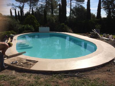 Construction d’une piscine – Roquefort-les-pins 