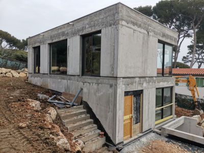 Construction d’une villa contemporaine – Cap d’Antibes