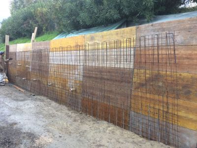 Construction d’un mur de soutenement - Grasse